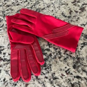 Vintage Red Gloves